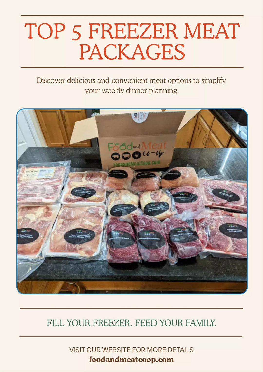 Top 5 Freezer Meat Packages That Make Weekly Dinners Easy