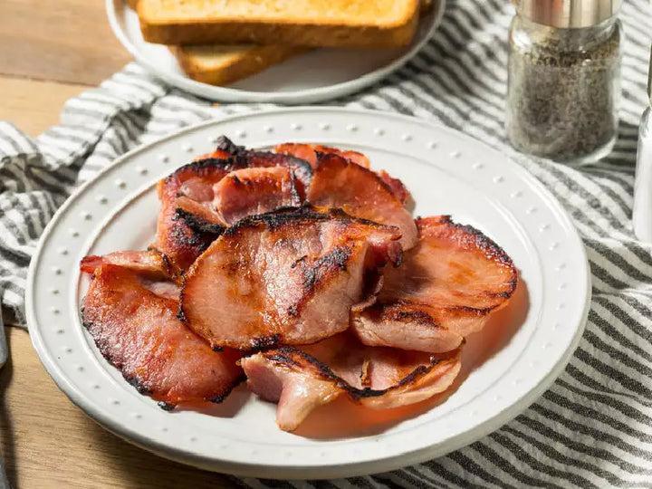 OVERSTOCK: 10 lb Frozen Case of Uncured Natural Canadian Bacon