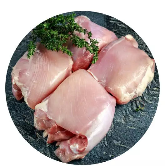 RESTOCKED! Chicken Thighs 40 lb Case Farm Fresh Boneless, Skinless Natural