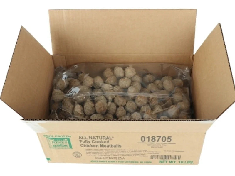 PRICE DROP: 10 lb Gluten-Free Chicken Meatballs, All Natural, No Additives, Pre-Cooked