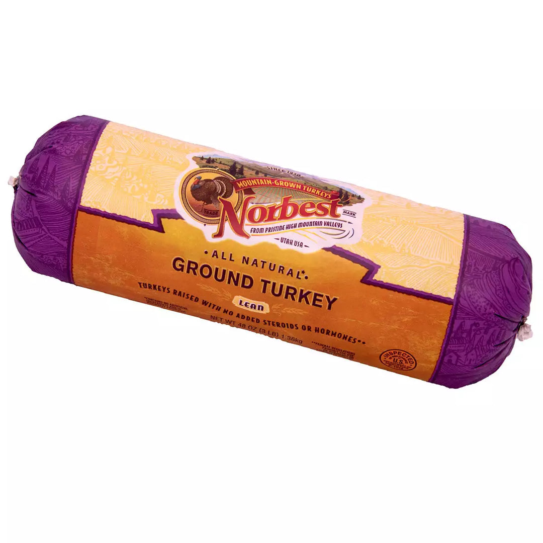 PRICE DROP: 20 lb. case - Ground Turkey, All-Natural Norbest, 90% Lean