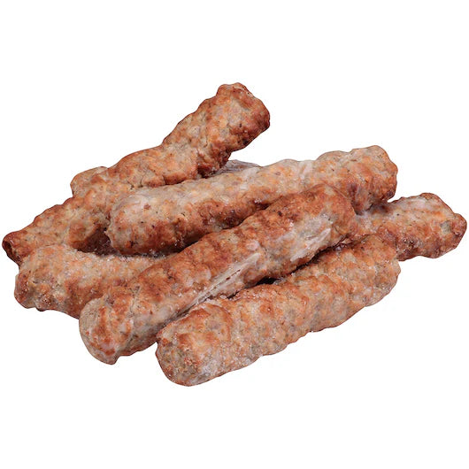HUGE PRICE DROP: 10 lb Case Pre-Cooked 1oz Natural Pork Breakfast Sausage Links, GF