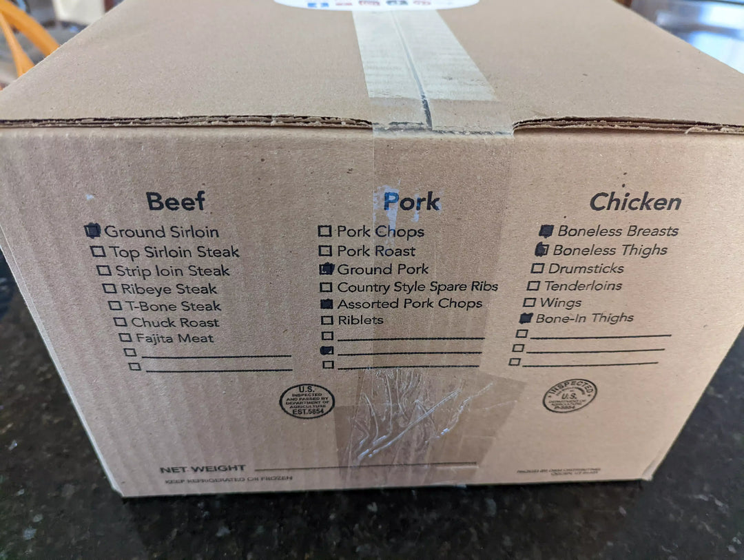 31 lb Large Protein Sampler Box