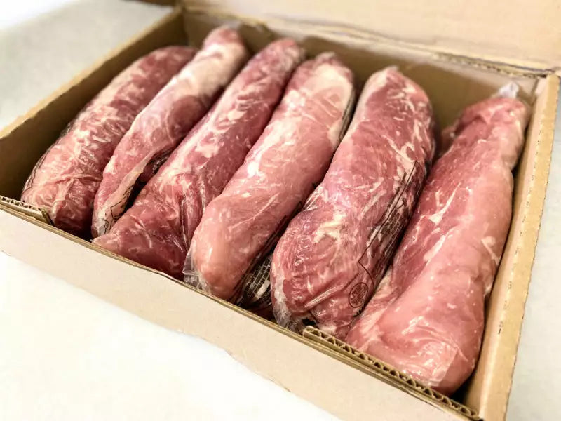 PRICE DROP: 15 lb Case of All Natural Pork Tenderloins (12 pieces, 6 bags)