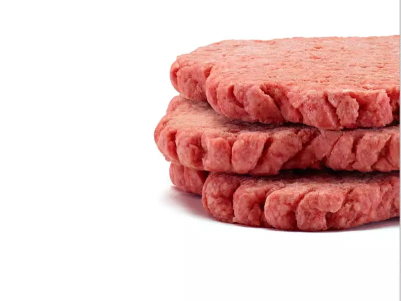PRICE DROP: 15 lb Case of 1/3 lb The Cloud Burger Patty: Signature Chopped Beef