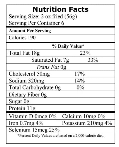 All Natural Wampler's Omega-3  Ground Sausage Roll, 12- 1 lb rolls per case