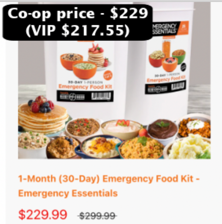 PRICE DROP: 30-Day Supply of Freeze-Dried Food
