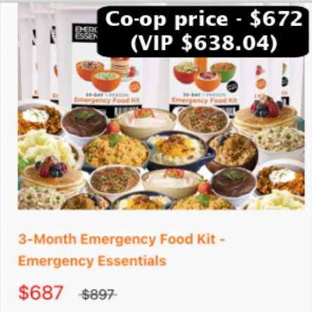 PRICE DROP: 30-Day Supply of Freeze-Dried Food