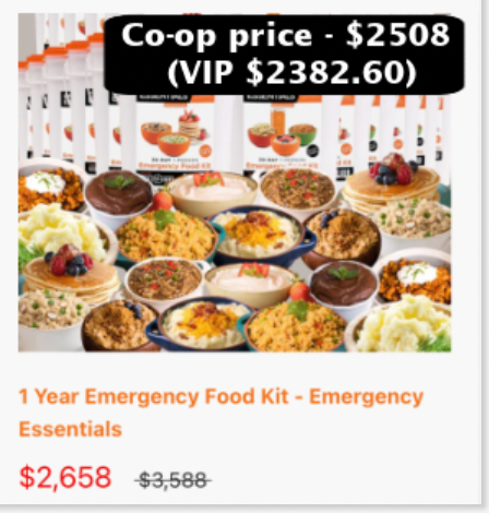 PRICE DROP: 30-Day Supply of Freeze-Dried Food