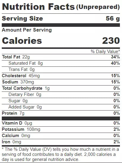PRICE DROP: 10 lb case of 2oz Natural Mild Pork Breakfast Sausage Patties Pre-Cooked, GF