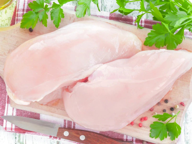 LOWEST PRICE EVER! Super Trim 40lb Natural Chicken Breast, Boneless, Skinless, No-Antibiotics Ever