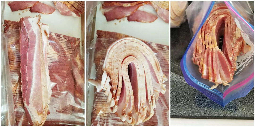 PRICE DROP: 15 lb Case Thick Cut Bacon, Honey Cured, Locally Made