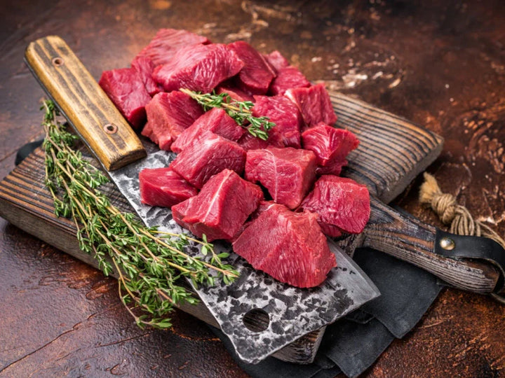 10lb Case Natural Beef Stew Meat