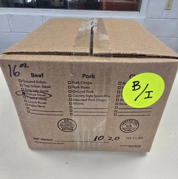 OVERSTOCK DEAL: Case of 8 Natural Bone-in Ribeye Steaks