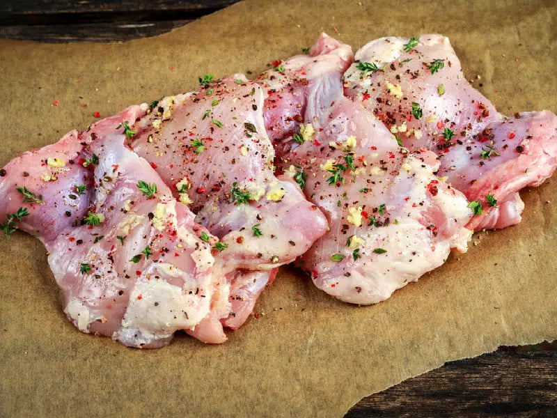 RESTOCKED! Chicken Thighs 40 lb Case Farm Fresh Boneless, Skinless Natural