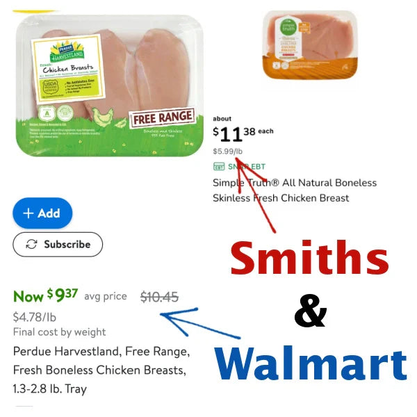 Extreme Deal: 40lb Chicken Breast, Boneless, Skinless, Cage-Free, Natural