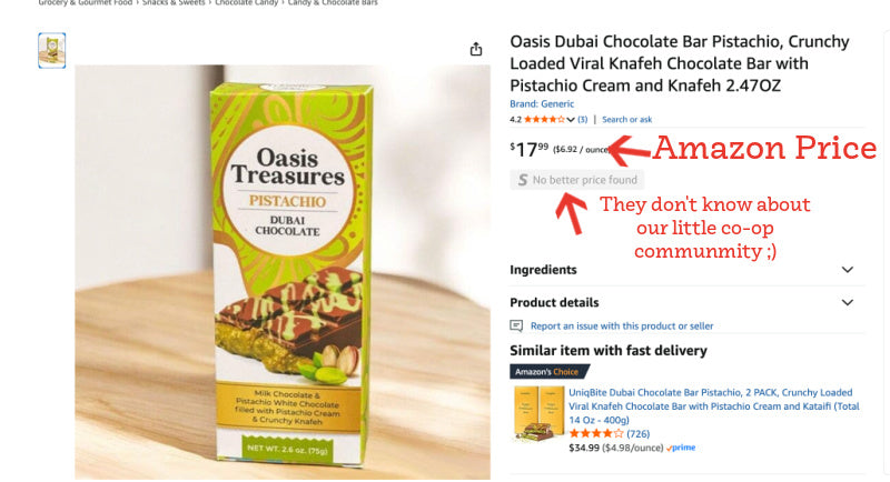 Student Fundraiser: Dubai Chocolate Truffles 3-Pack - Viral Craze Pistachio Chocolate in Truffle Form