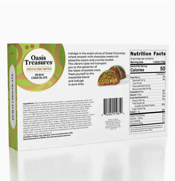 Student Fundraiser: Dubai Chocolate Truffles 3-Pack - Viral Craze Pistachio Chocolate in Truffle Form