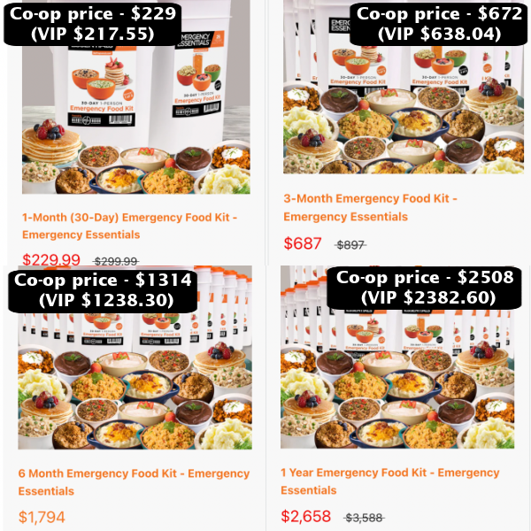 PRICE DROP: 30-Day Supply of Freeze-Dried Food