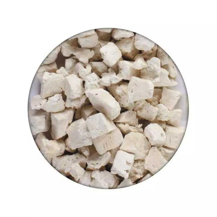 Freeze Dried Cooked White Chicken from Emergency Essentials with 25-Year Shelf Life