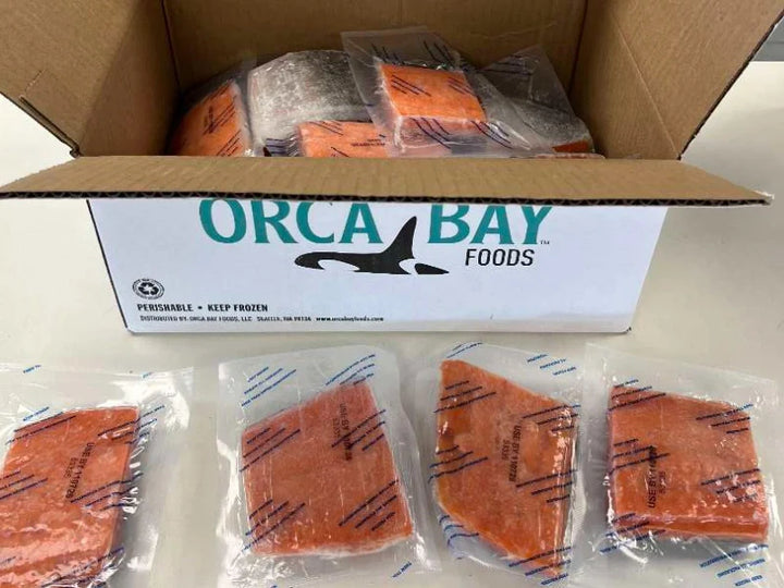 IT'S BACK OVERSTOCK DEAL: 10lb Case Wild Caught Sockeye Salmon, Approximately 26-6 oz Filets