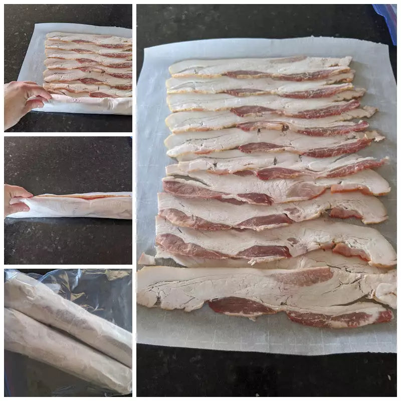 HUGE PRICE DROP: 15 lb Natural, Uncured Hickory Smoked Bacon, Minimally Processed