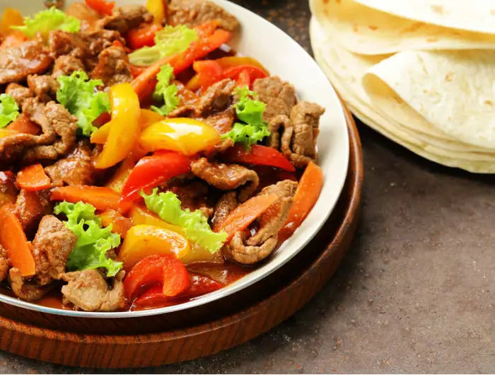 10lb Case Fresh Fajita Sirloin Steak Cuts