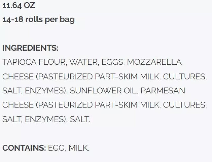 BACK BY POPULAR DEMAND:  5-pk of 11.64 oz Bags Gusto Brazil Cheese Bread, Gluten-Free