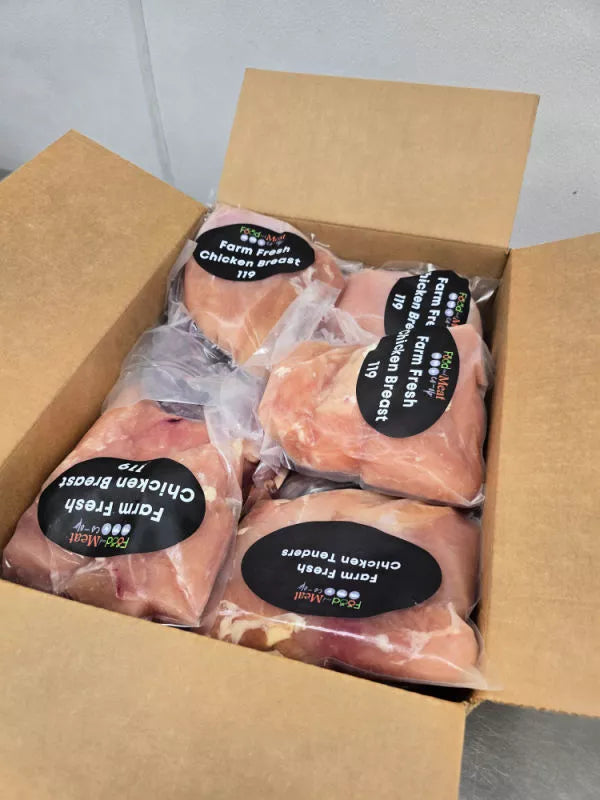 34 lb Chicken and Beef Mixed Box