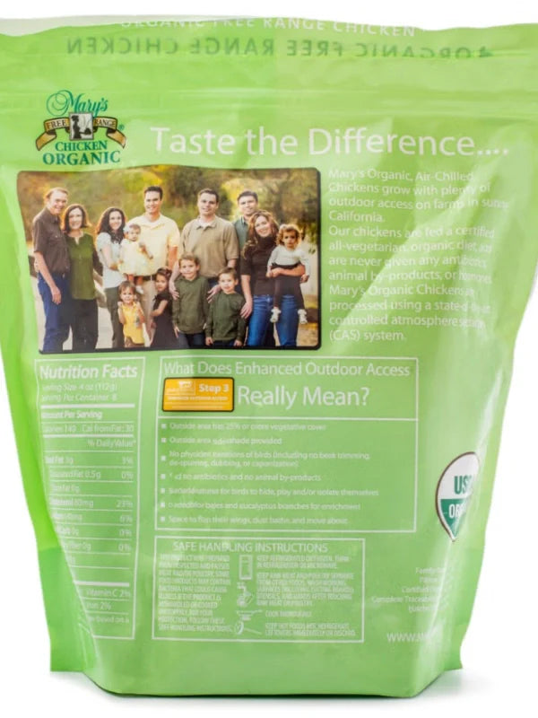 16lbs Organic, Air Chilled, Boneless, Skinless Chicken Breasts