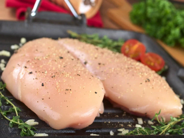 16lbs Organic, Air Chilled, Boneless, Skinless Chicken Breasts