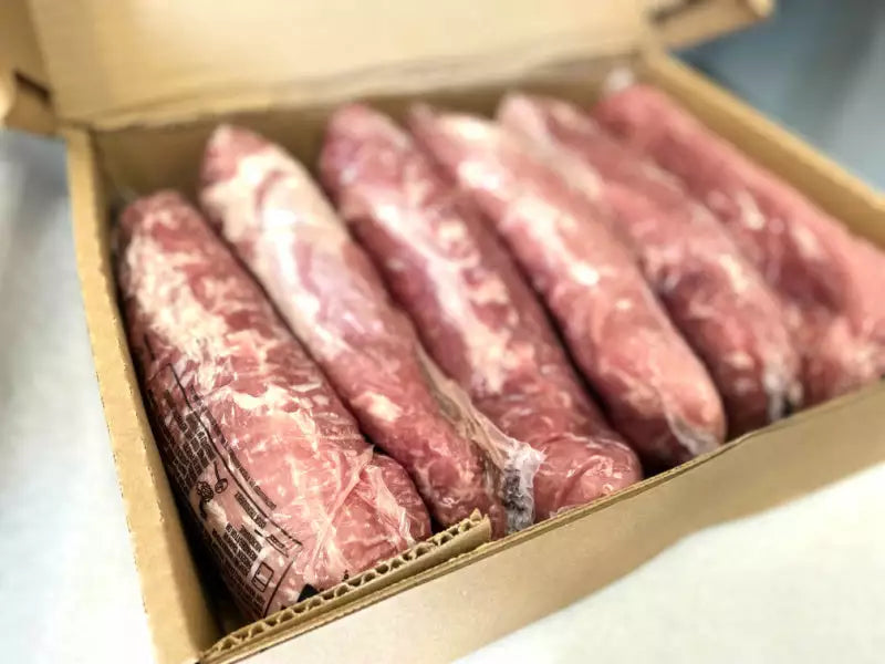 PRICE DROP: 15 lb Case of All Natural Pork Tenderloins (12 pieces, 6 bags)
