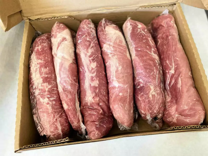 PRICE DROP: 15 lb Case of All Natural Pork Tenderloins (12 pieces, 6 bags)