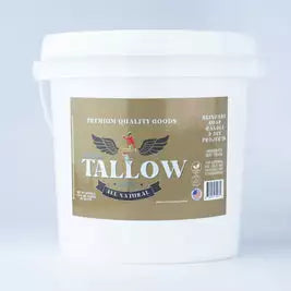 PRICE DROP: 8 LB Bucket Grassfed Beef Tallow for Candles, Cosmetics and Soaps
