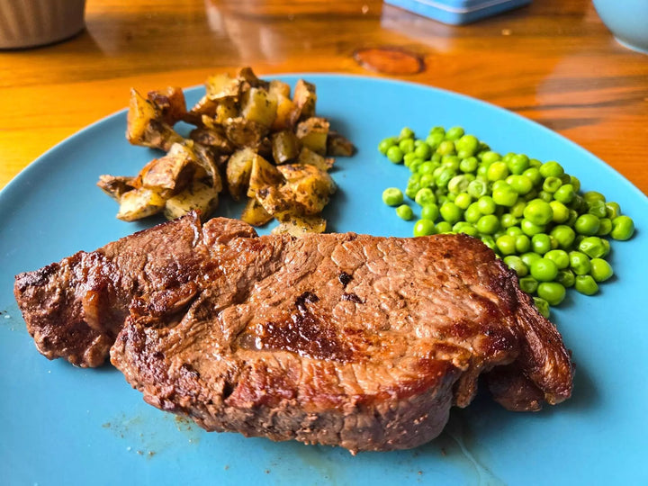 16 Natural Mixed Steaks: 4 Ribeyes, 4 New York Strip, 8 Top Sirloin Steak
