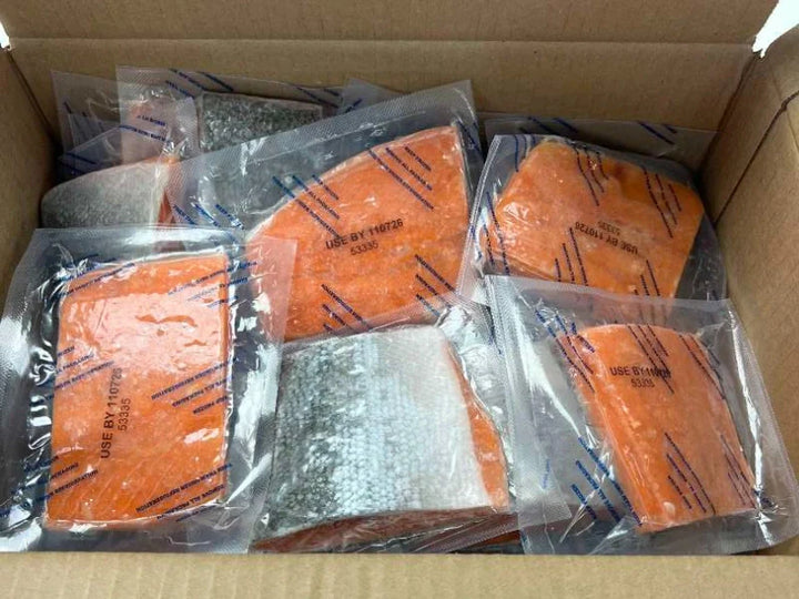 IT'S BACK OVERSTOCK DEAL: 10lb Case Wild Caught Sockeye Salmon, Approximately 26-6 oz Filets