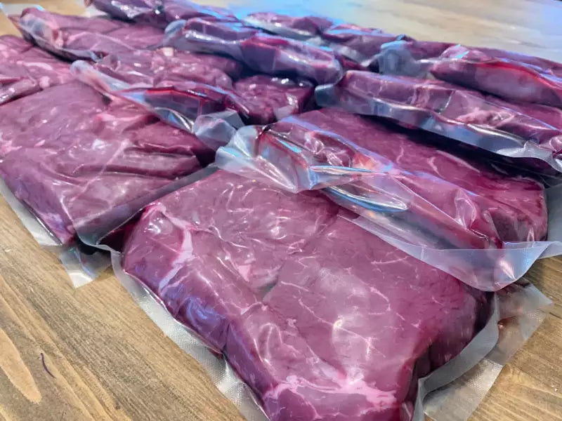 10 lb Top Sirloin Steak: Natural Beef, Hand Cut and Trimmed
