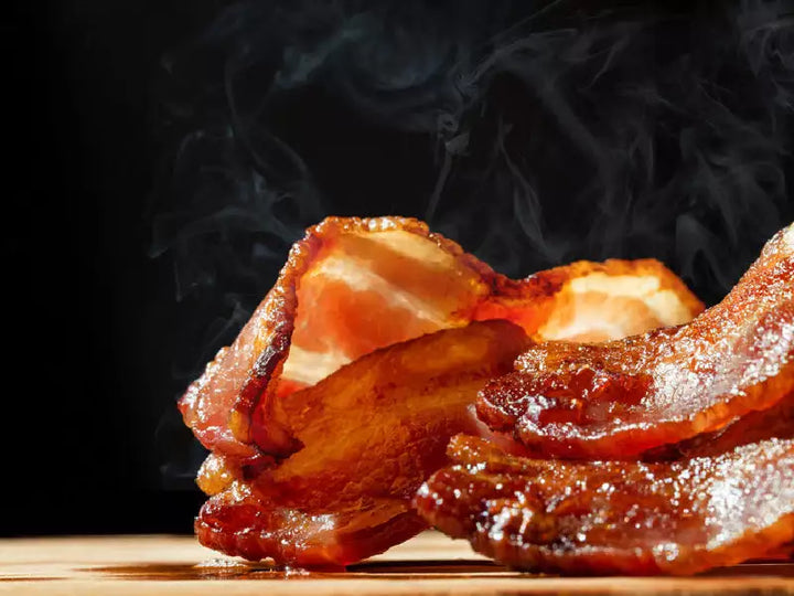 PRICE DROP: 15 lb Case Thick Cut Bacon, Honey Cured, Locally Made