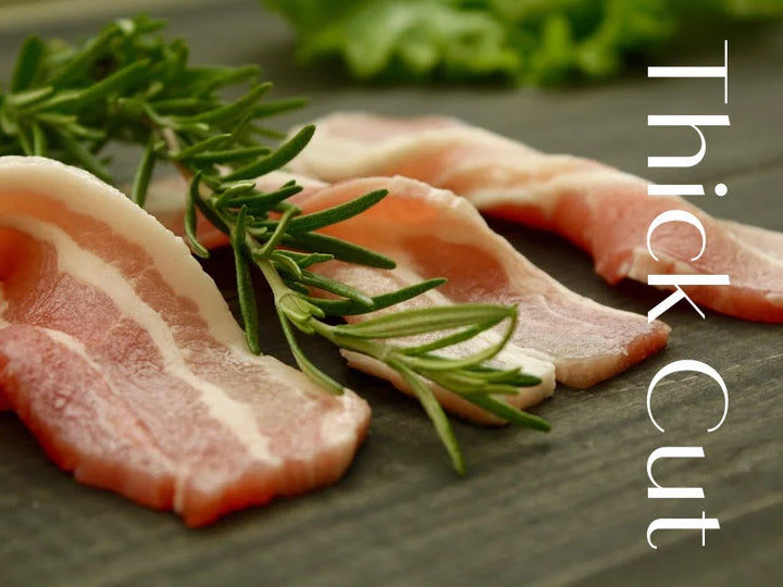 PRICE DROP: 15 lb Case Thick Cut Bacon, Honey Cured, Locally Made