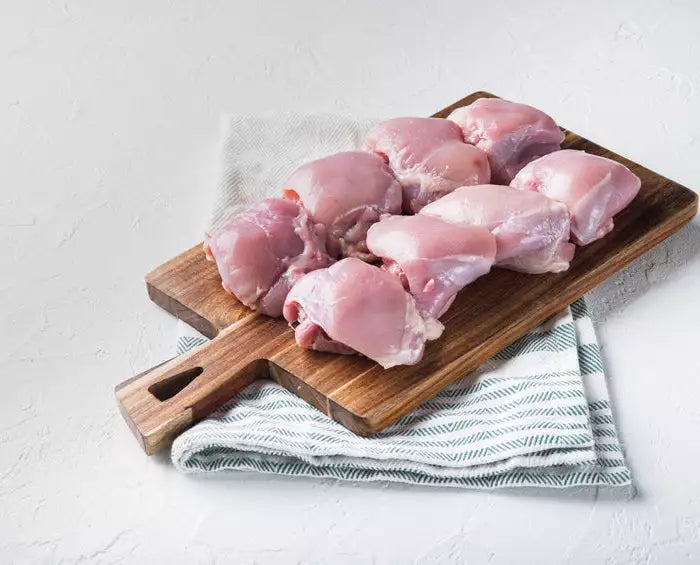 RESTOCKED! Chicken Thighs 40 lb Case Farm Fresh Boneless, Skinless Natural