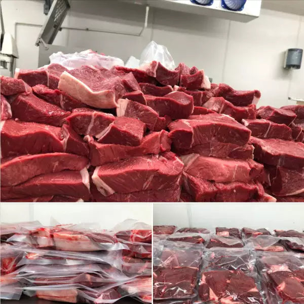 16 Natural Mixed Steaks: 4 Ribeyes, 4 New York Strip, 8 Top Sirloin Steak