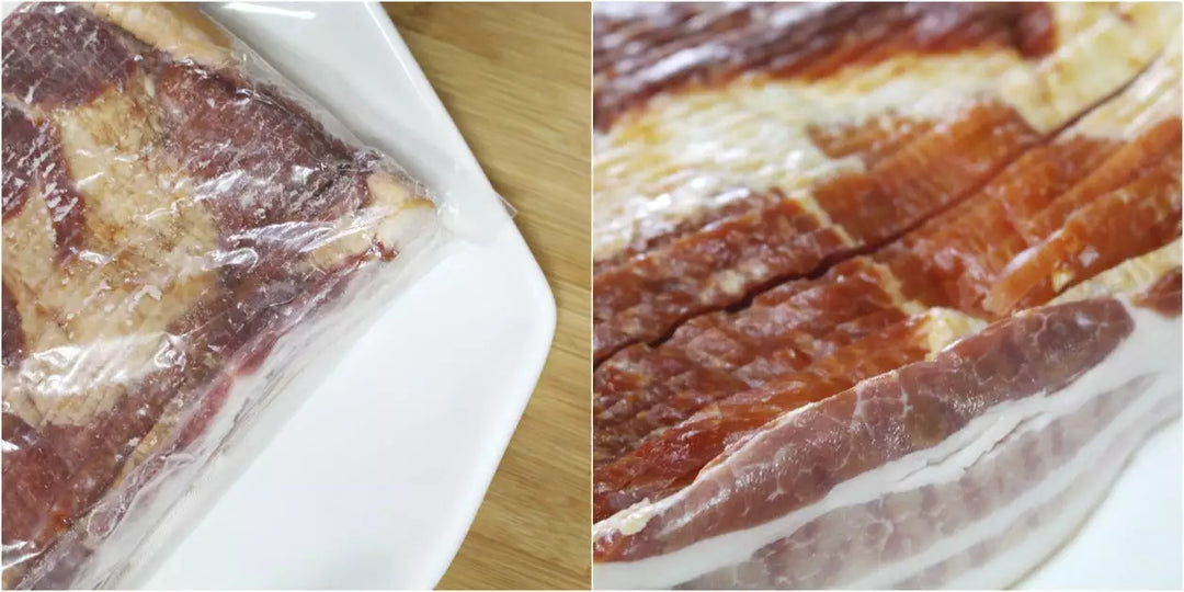 PRICE DROP: 15 lb Case Thick Cut Bacon, Honey Cured, Locally Made