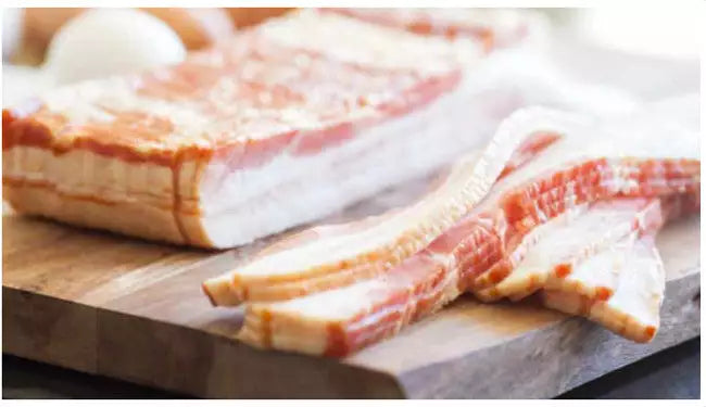 PRICE DROP: 15 lb Case Thick Cut Bacon, Honey Cured, Locally Made